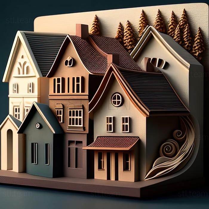3D модель Ул дома (STL)
